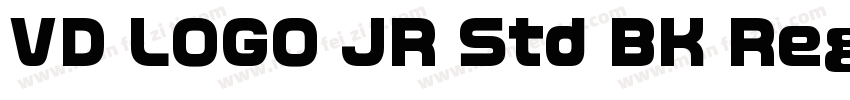 VD LOGO JR Std BK Regular字体转换